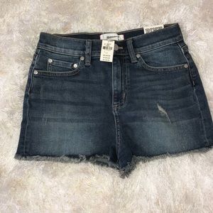 Vs pink high waisted cut off denim short